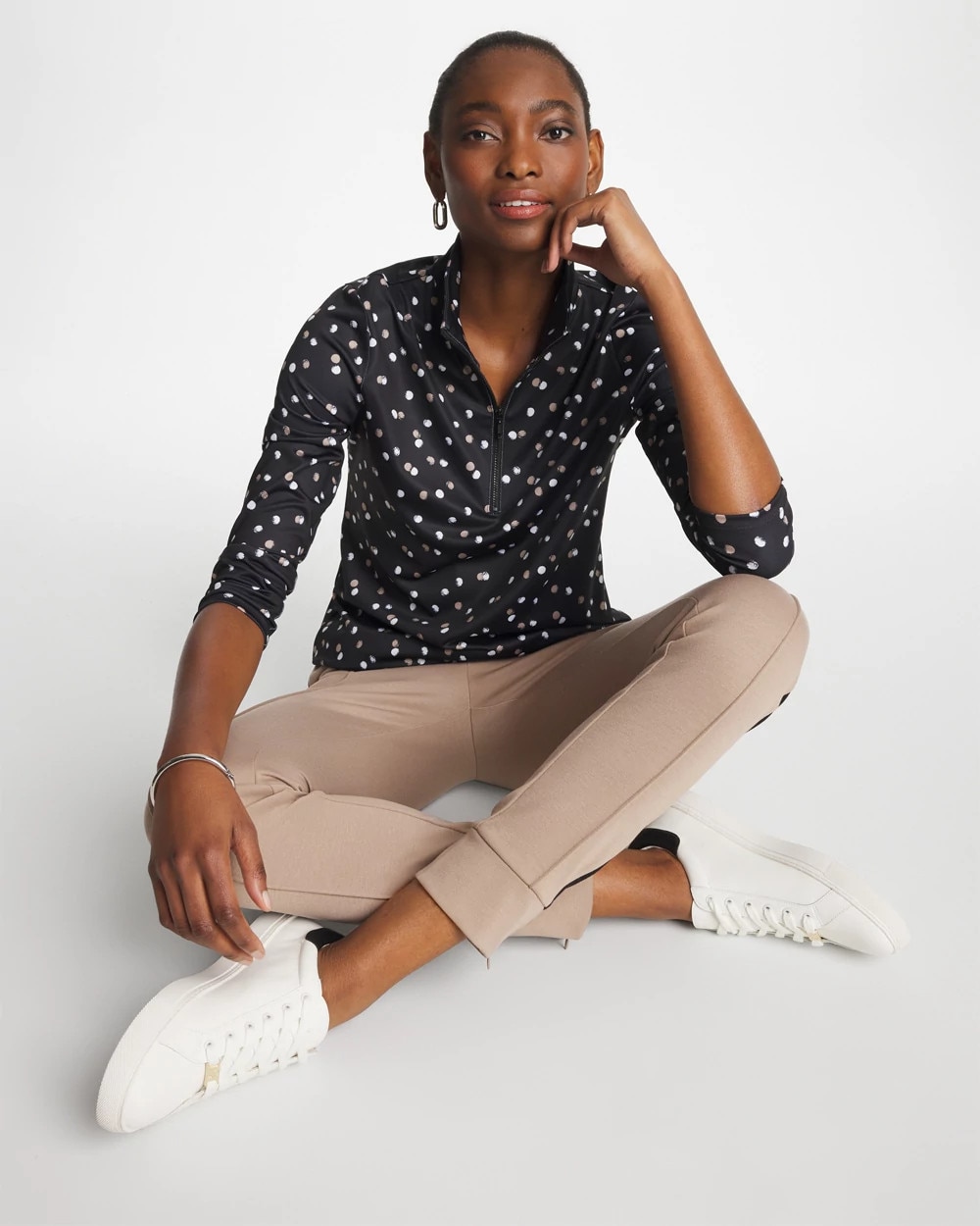 Zenergy® UPF Spotted Half Zip