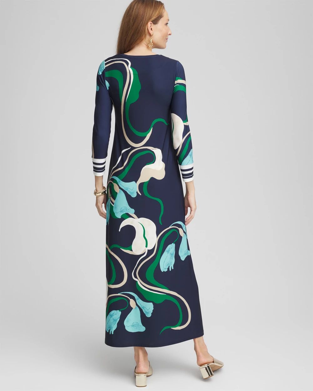 Long Sleeved Jersey Dress click to view larger image.