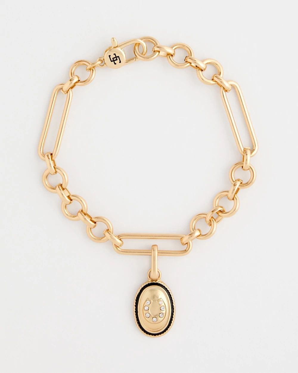 Horseshoe Medallion Bag Charm click to view larger image.