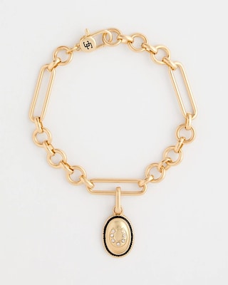 Horseshoe Medallion Bag Charm click to view larger image.