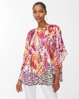 40th Anniversary Paisley Poncho