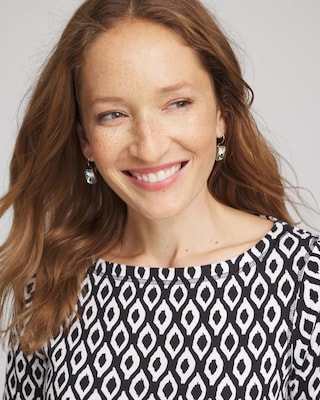 Pima 3/4 Sleeve Tee click to view larger image.