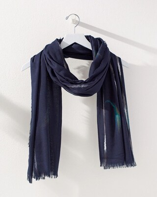 Navy Oblong Scarf