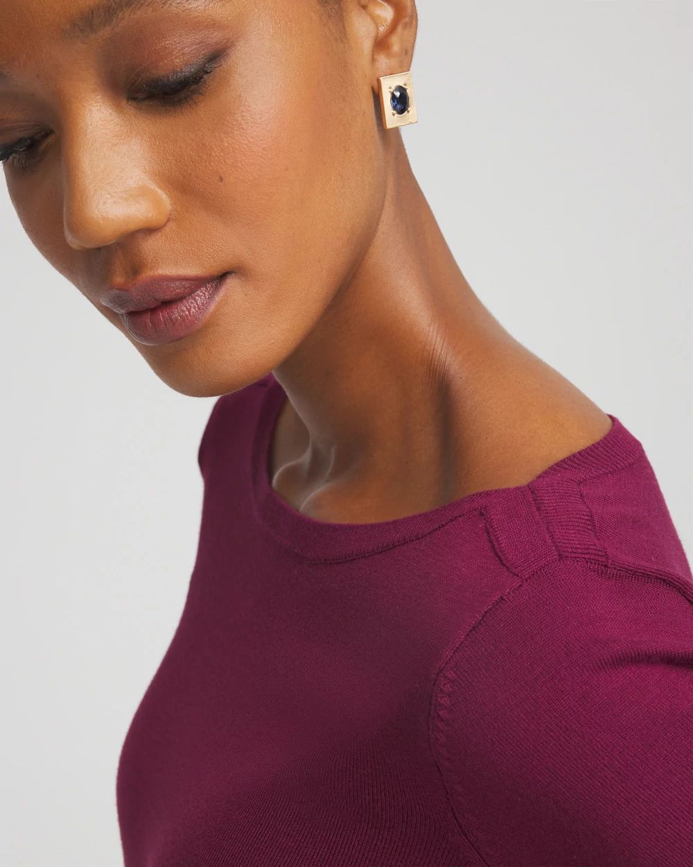 Ella Bateau Pullover Sweater click to view larger image.