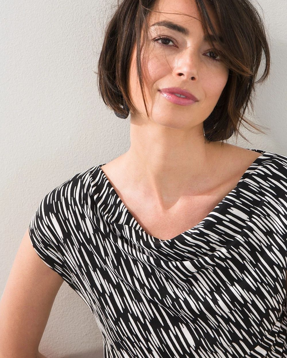 Travelers Classic Drape Neck Top