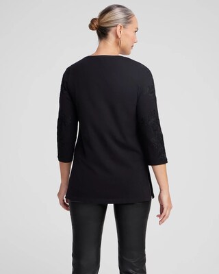 Touch of Cool™ Floral Embroidered Tunic