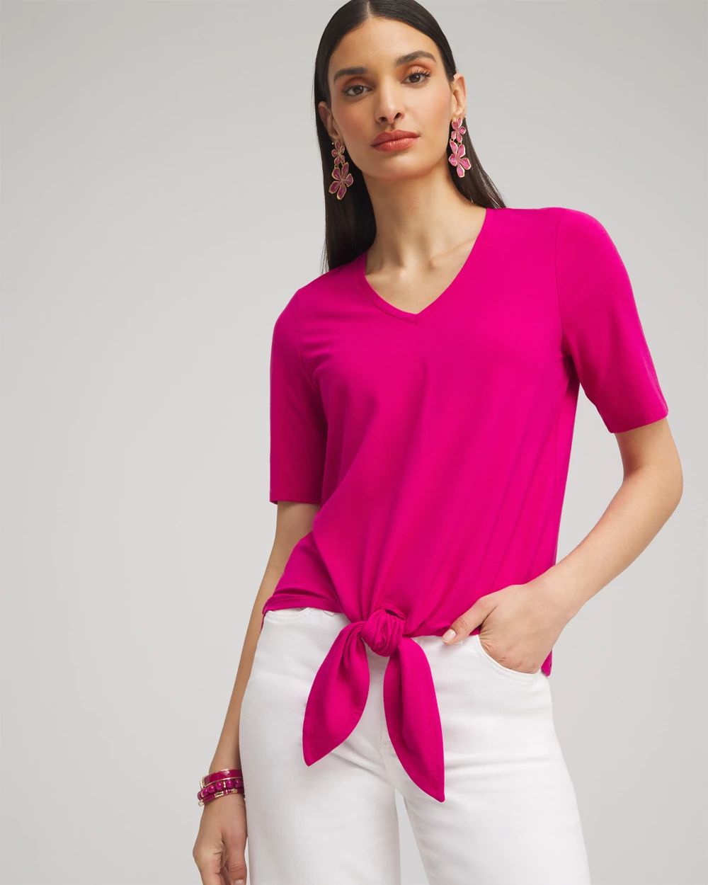 Tie-Front Top