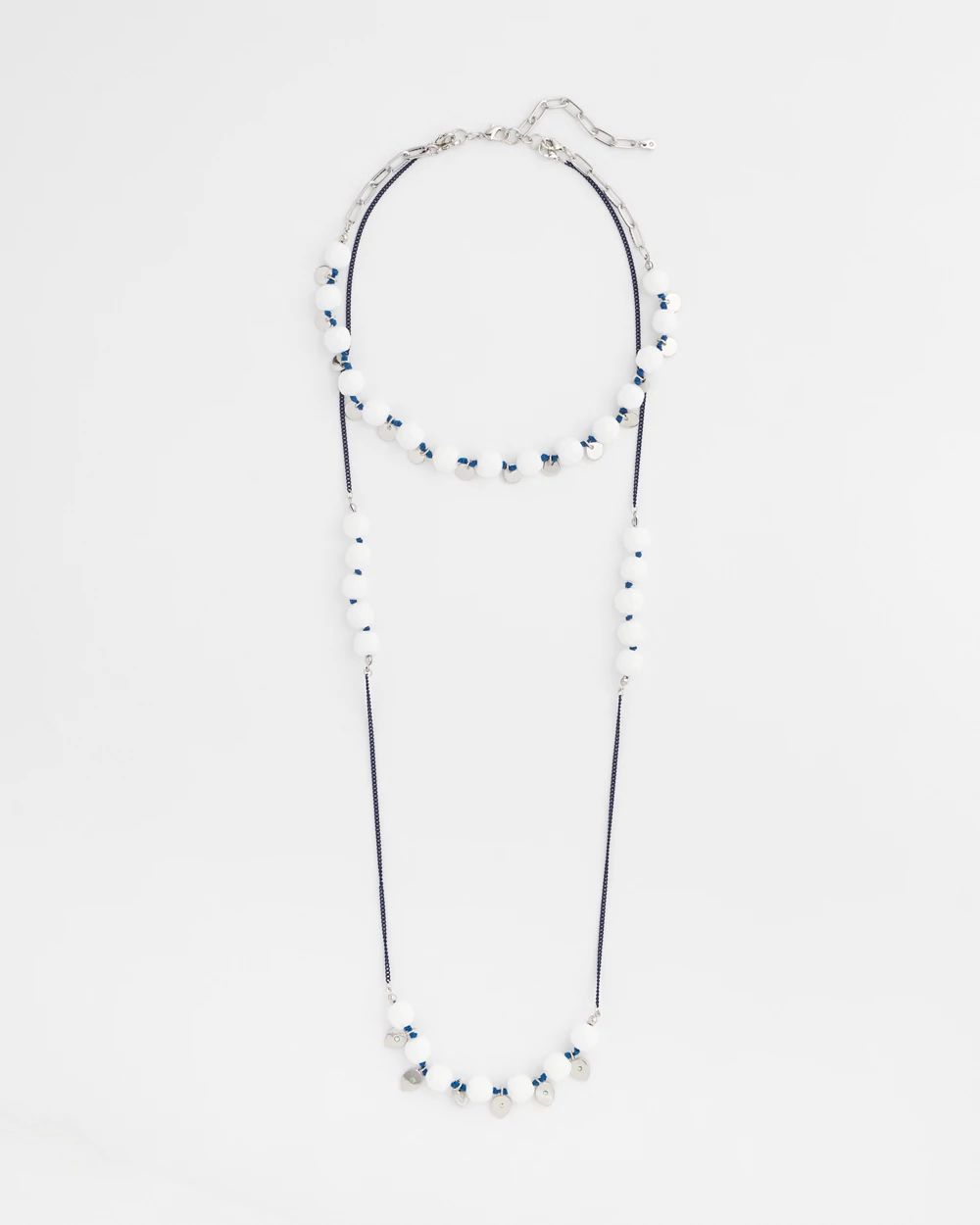 Convertible White Stone Necklace
