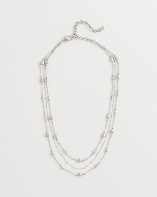 Short Multi-Strand Illusion Necklace