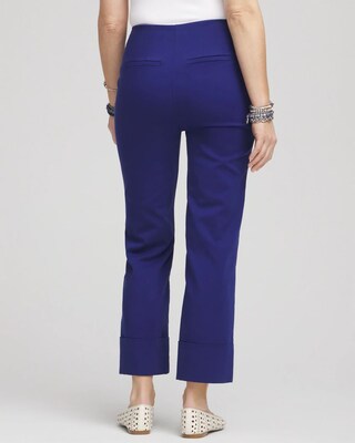 Stretch Sateen Cropped Pants click to view larger image.