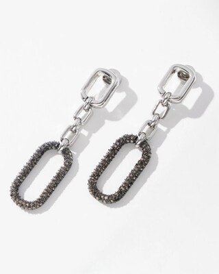 Pavé Linear Earrings