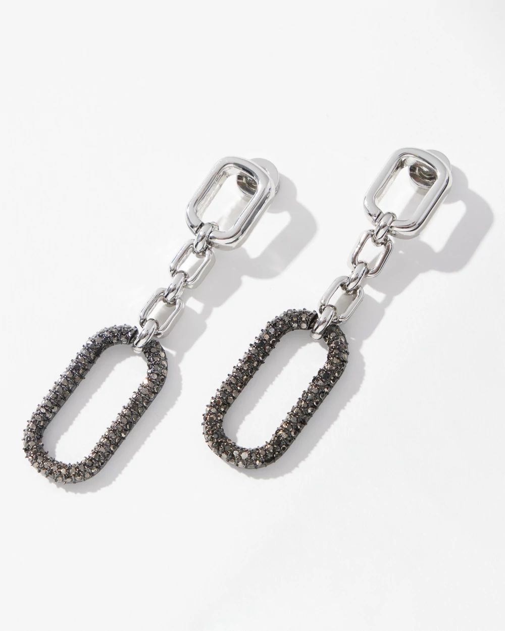 Pavé Linear Earrings