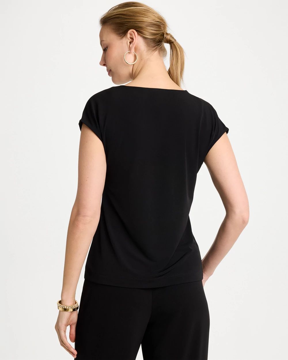 Travelers™ Knit Asymmetrical Top click to view larger image.