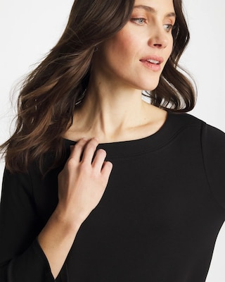 Pima 3/4 Sleeve Tee click to view larger image.