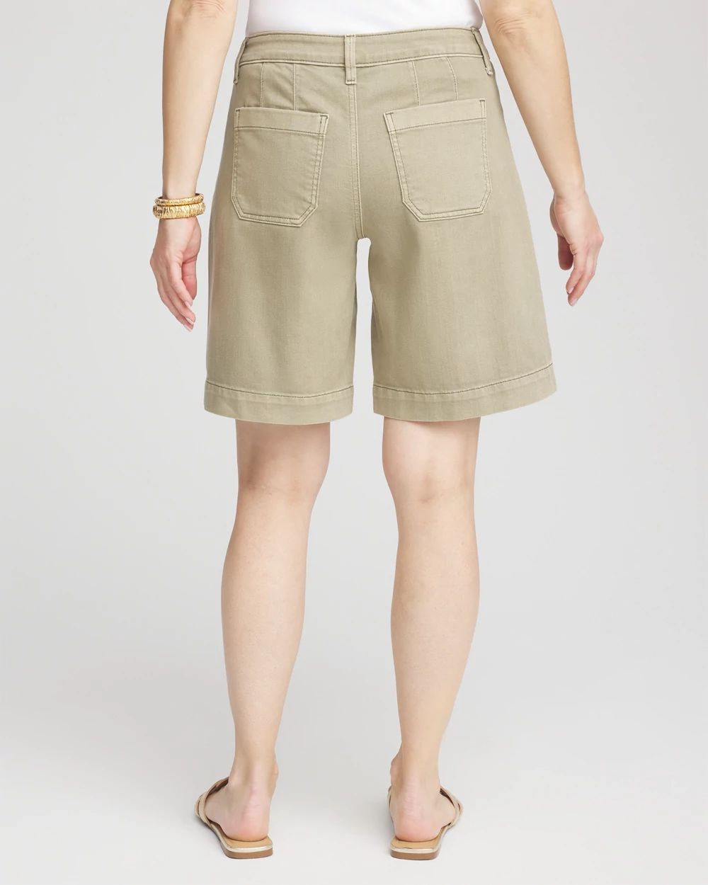 Denim Trouser Shorts