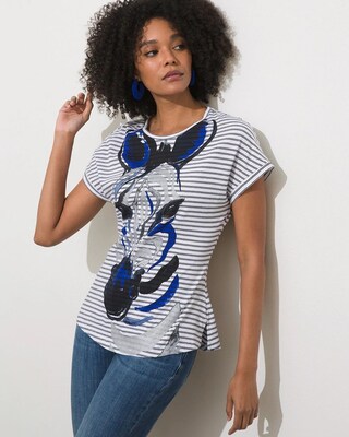 Zebra Stripe Tee