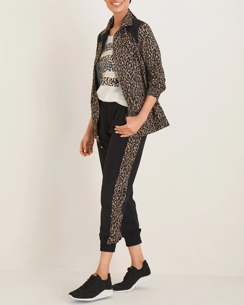 Zenergy Cheetah-Print Jacket