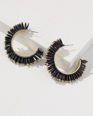 Gold Tone Hoop Earrings