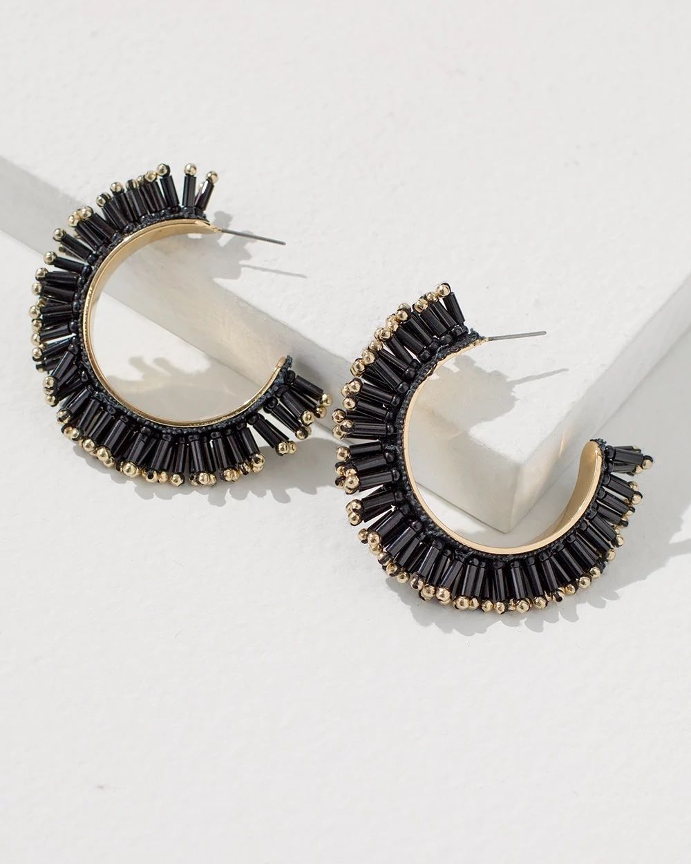 Gold Tone Hoop Earrings