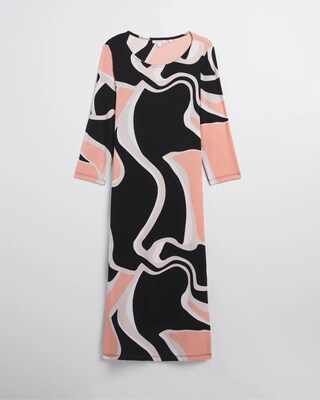 Travelers™ Abstract Print Classic Dress