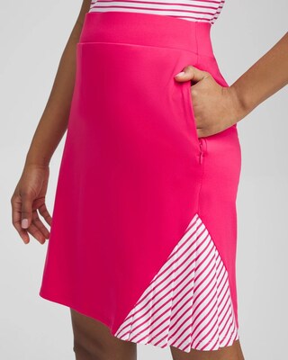 Zenergy® UPF Knit Side Pleat Skort click to view larger image.