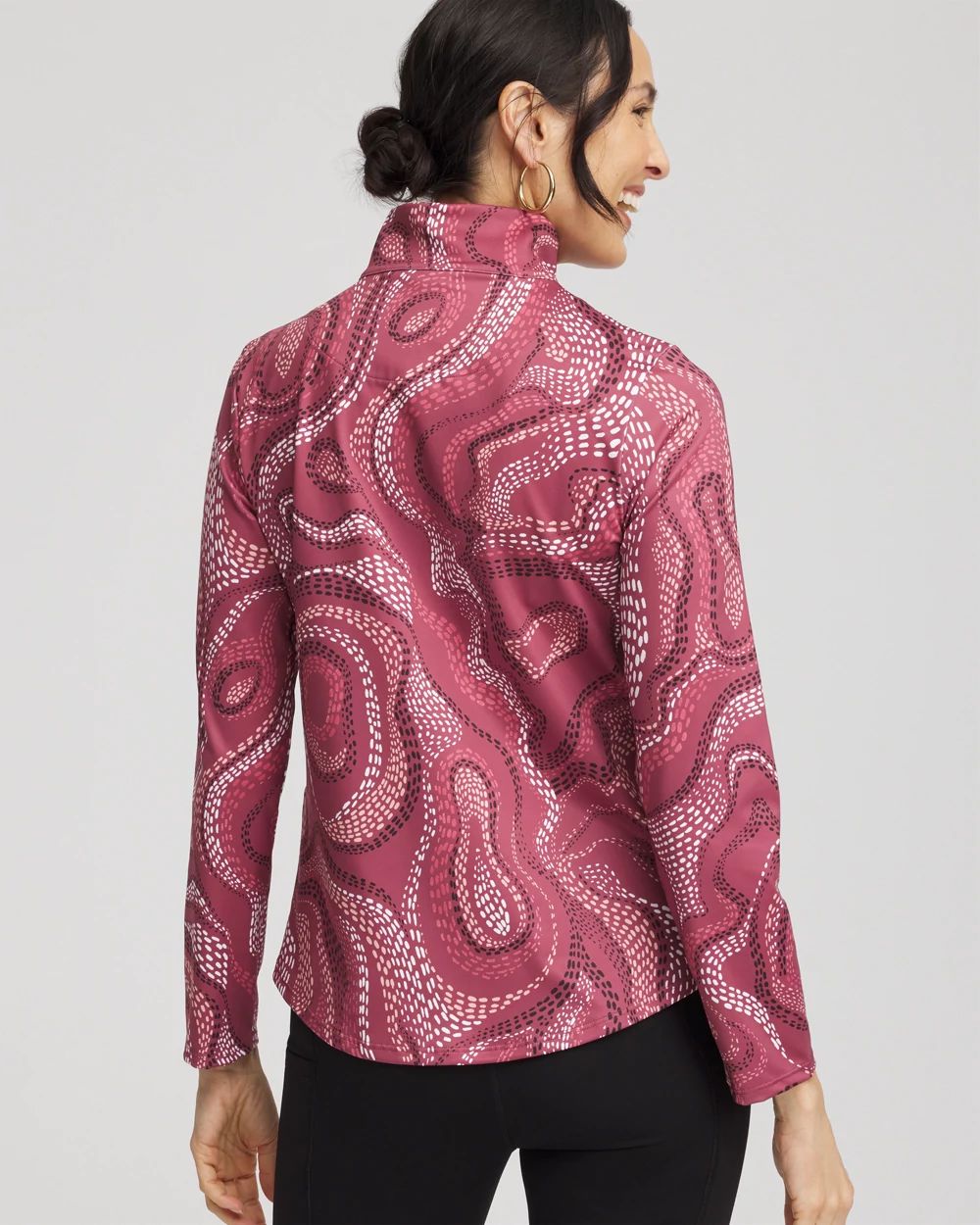 Zenergy® UPF Swirls Half-Zip Top