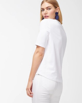 Embellished Palms Tee