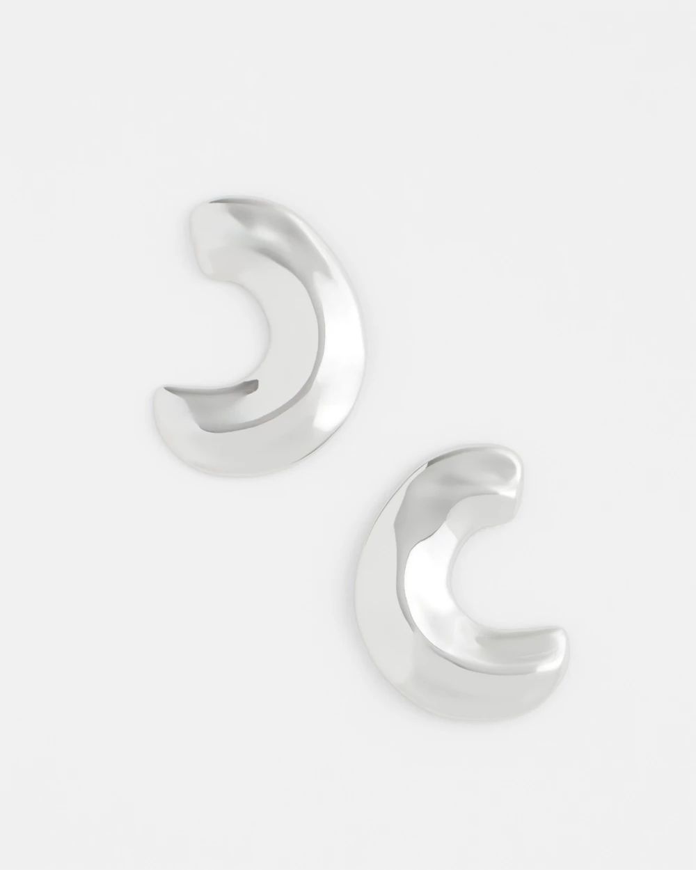 Silver Hoop Earrings
