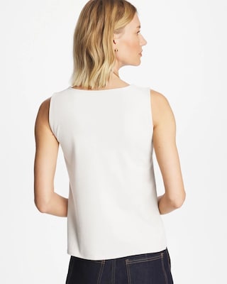 Contour Cotton™ Square Neck Tank click to view larger image.