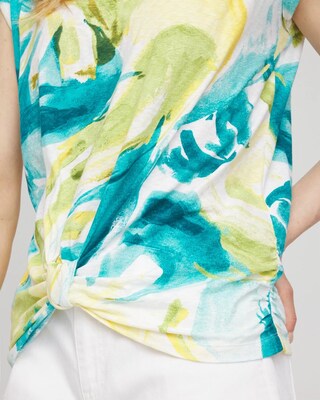 Abstract Knot Front Tee