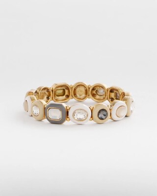 Neutral Stretch Geometric Bracelet click to view larger image.