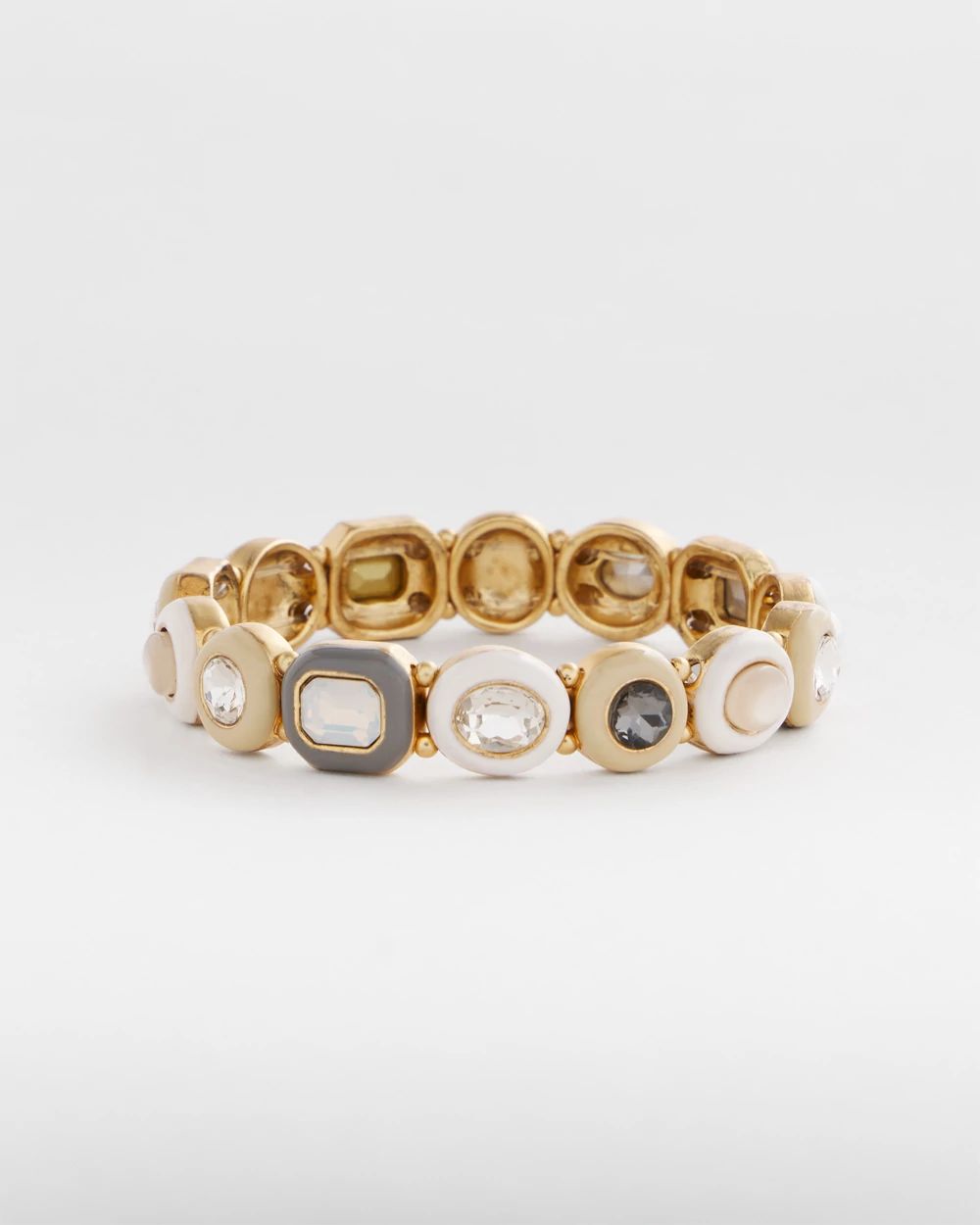 Neutral Stretch Geometric Bracelet