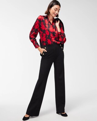Red Floral Tunic