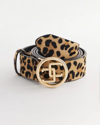 CC Logo Leopard Trouser Belt