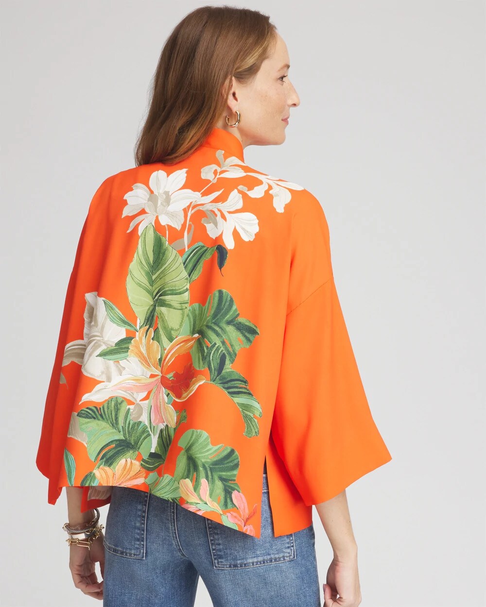 Tropical Floral Kimono