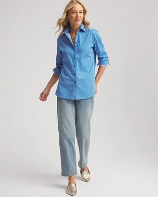 No Iron™ Classic Striped Shirt click to view larger image.