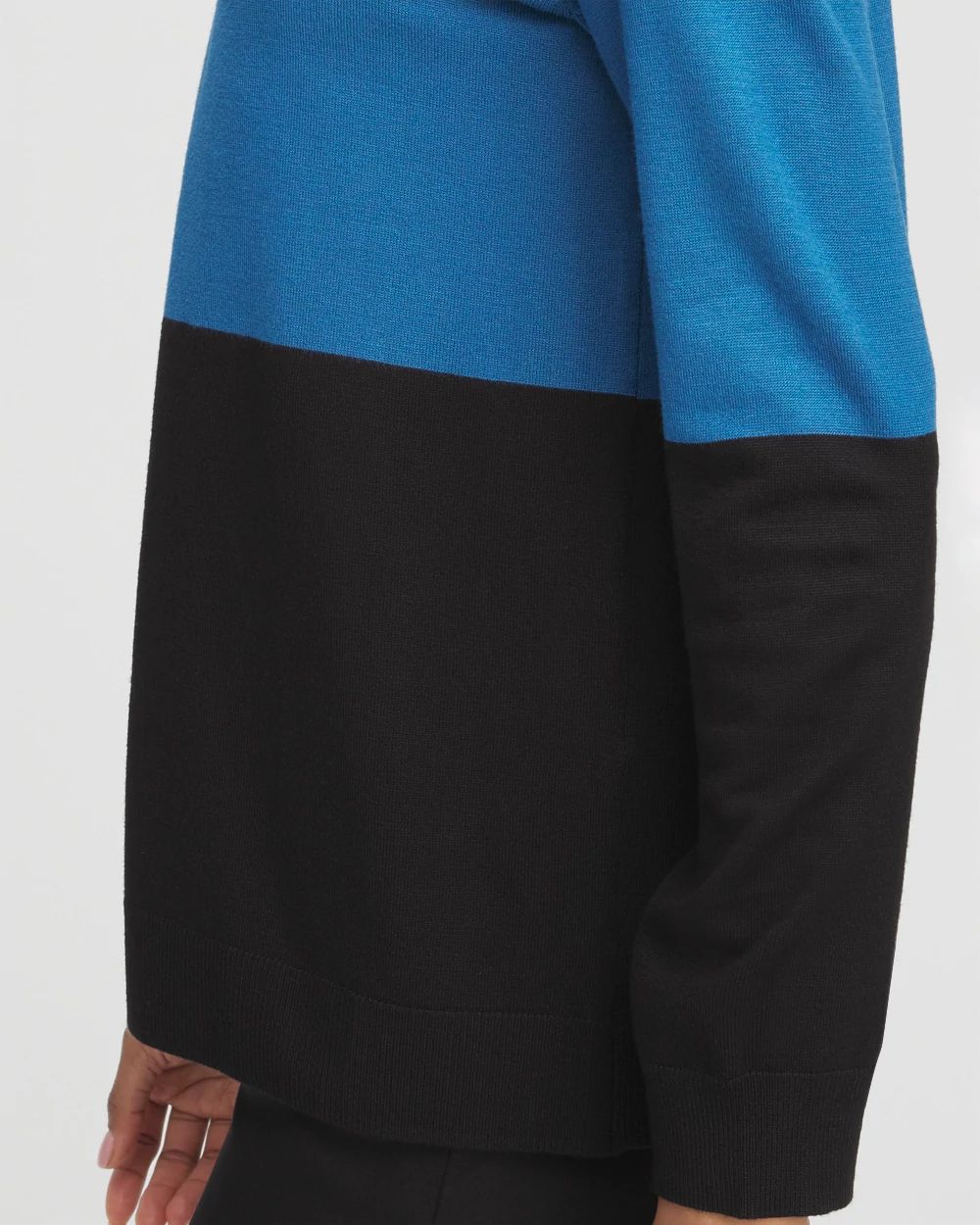 Colorblock Long Sleeve Cardigan