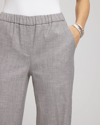 Shimmer Straight Tapered Ankle Pants click to view larger image.