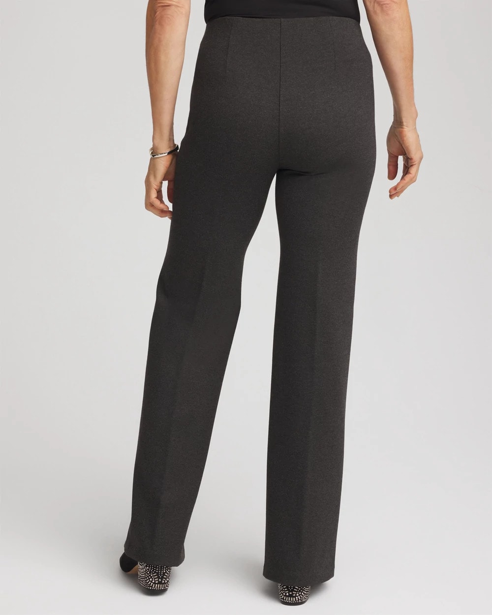 Petite Juliet Wide Full-Length Ponte Pants