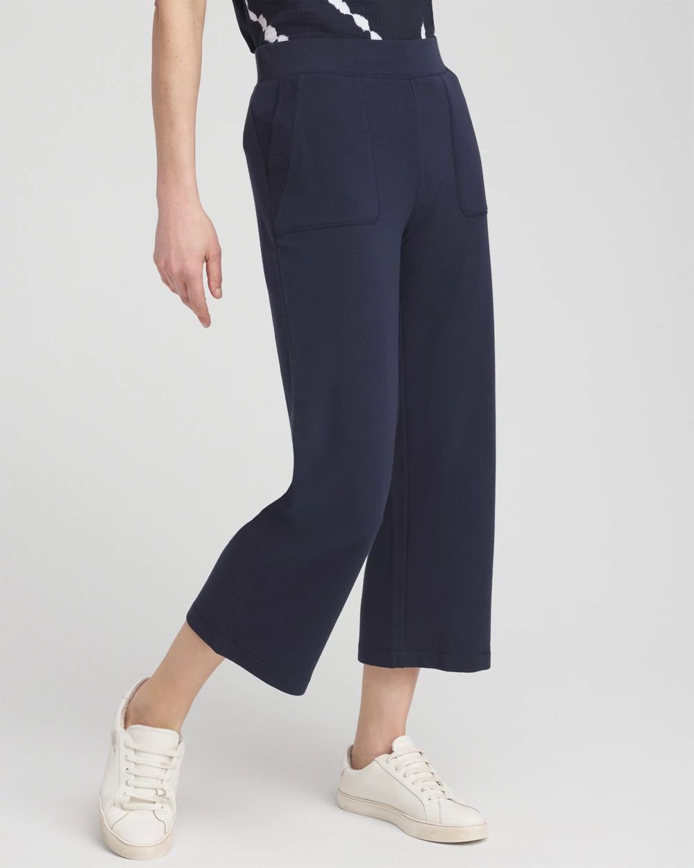Zenergy® French Terry Wide Leg Crops