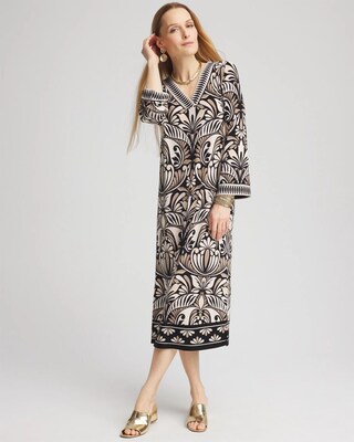Travelers™ Bell-Sleeved Midi Dress