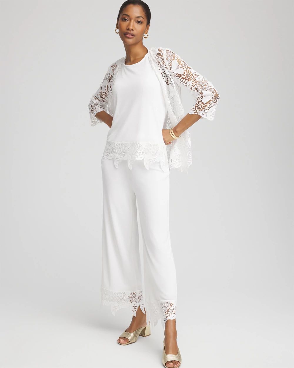 Travelers™ Lace Trim Tank click to view larger image.