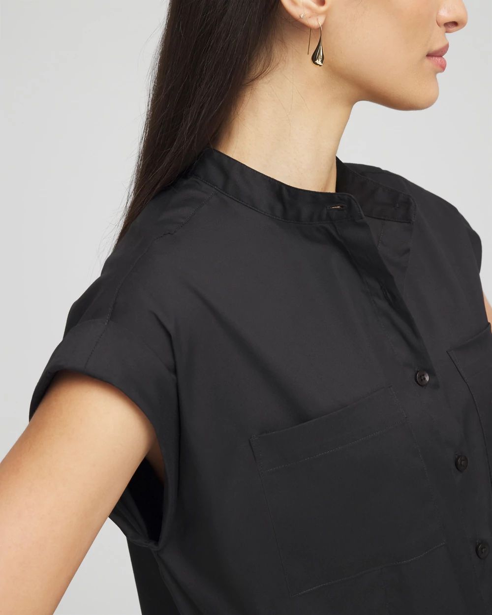 Poplin Patch Pocket Shirt