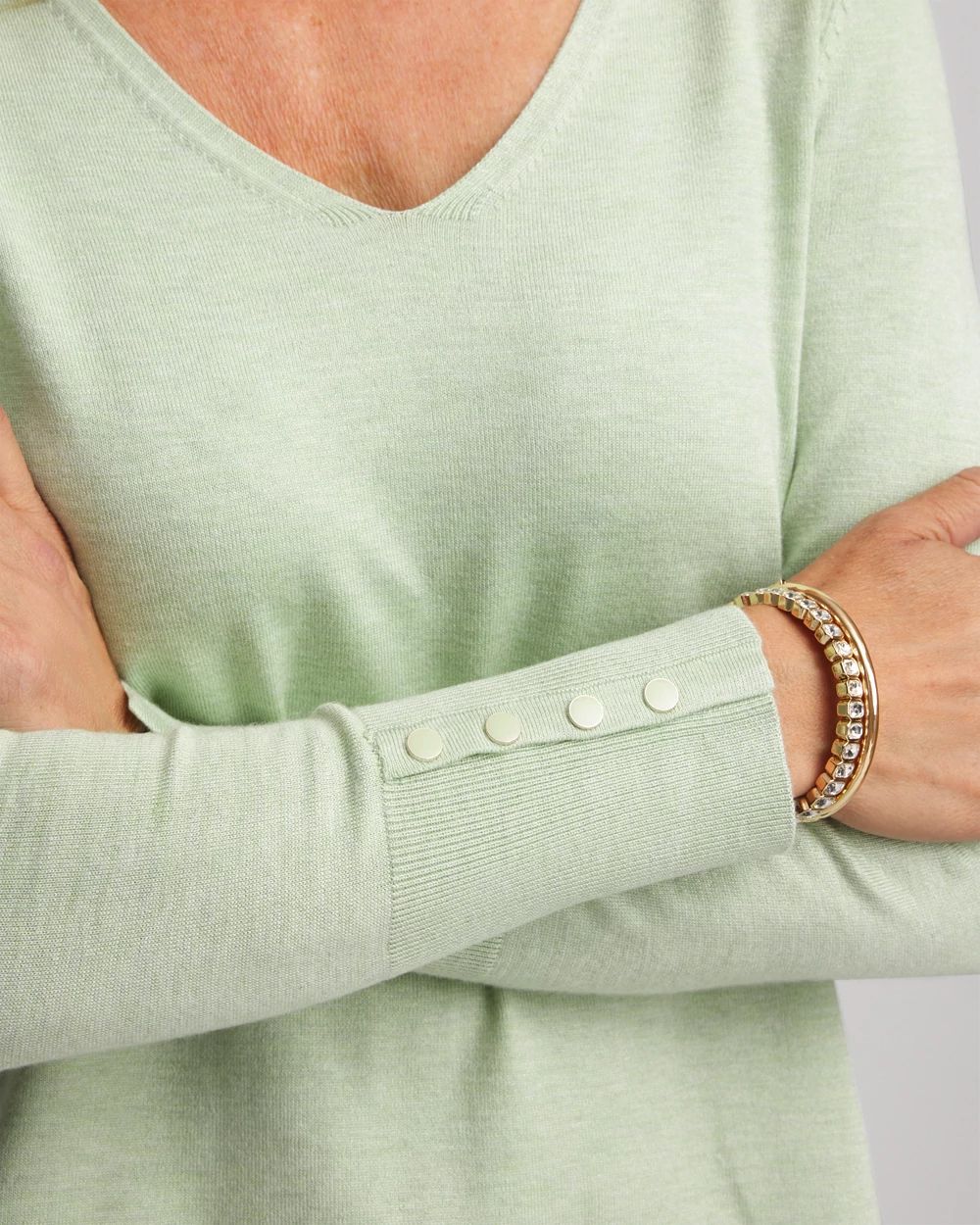 Ella V-Neck Pullover Sweater