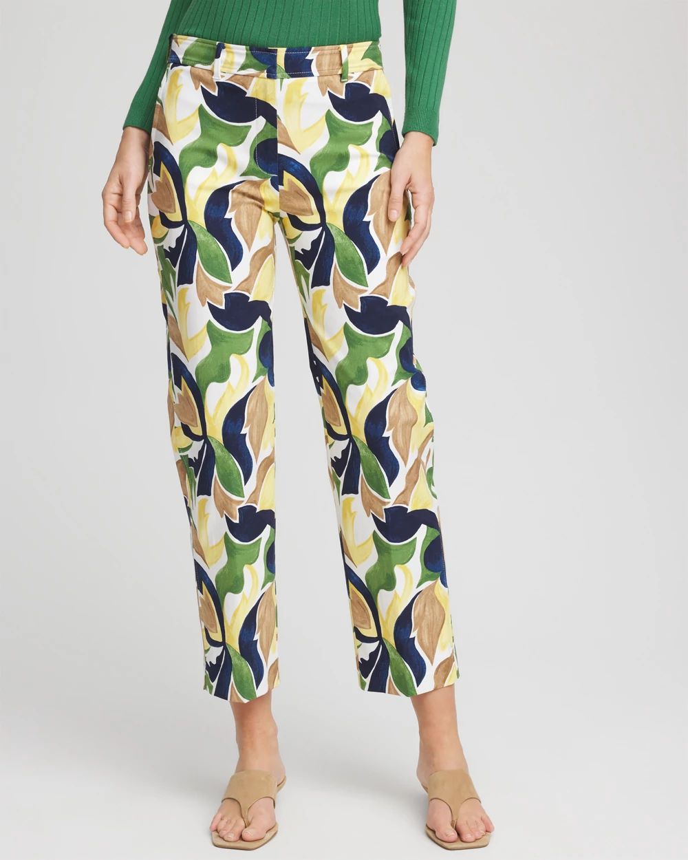 Emme Straight Mod Cropped Pants