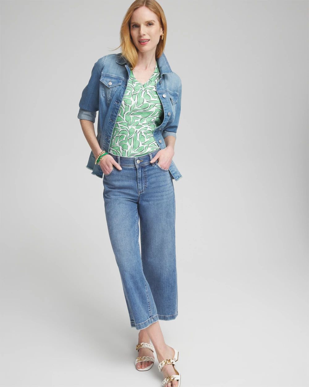Modern Everyday V-neck Tee click to view larger image.