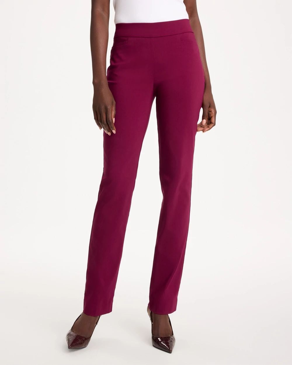 Brigitte™ Slim Pull-On Pants click to view larger image.