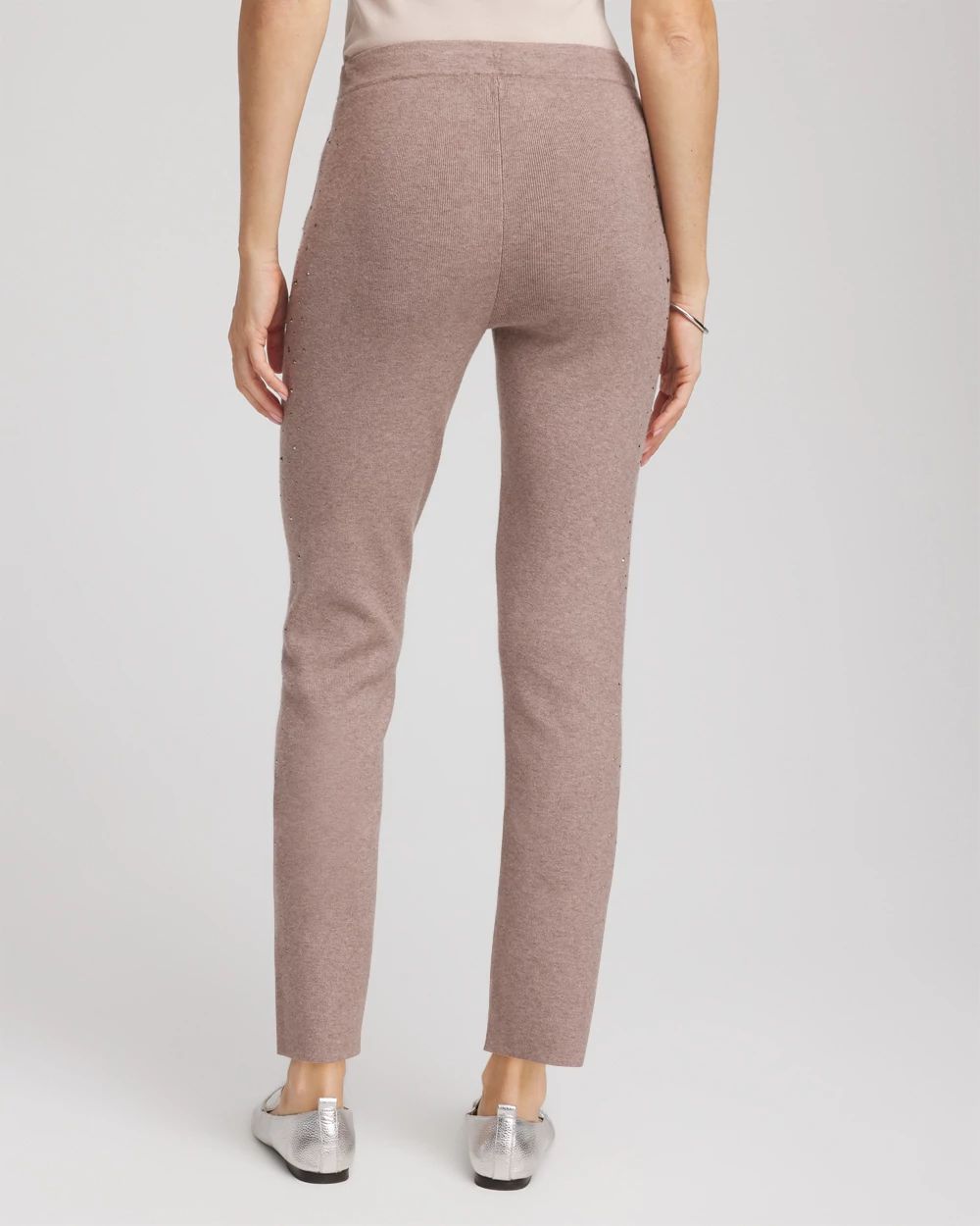 Zenergy® Luxe Rhinestone Ankle Pants click to view larger image.