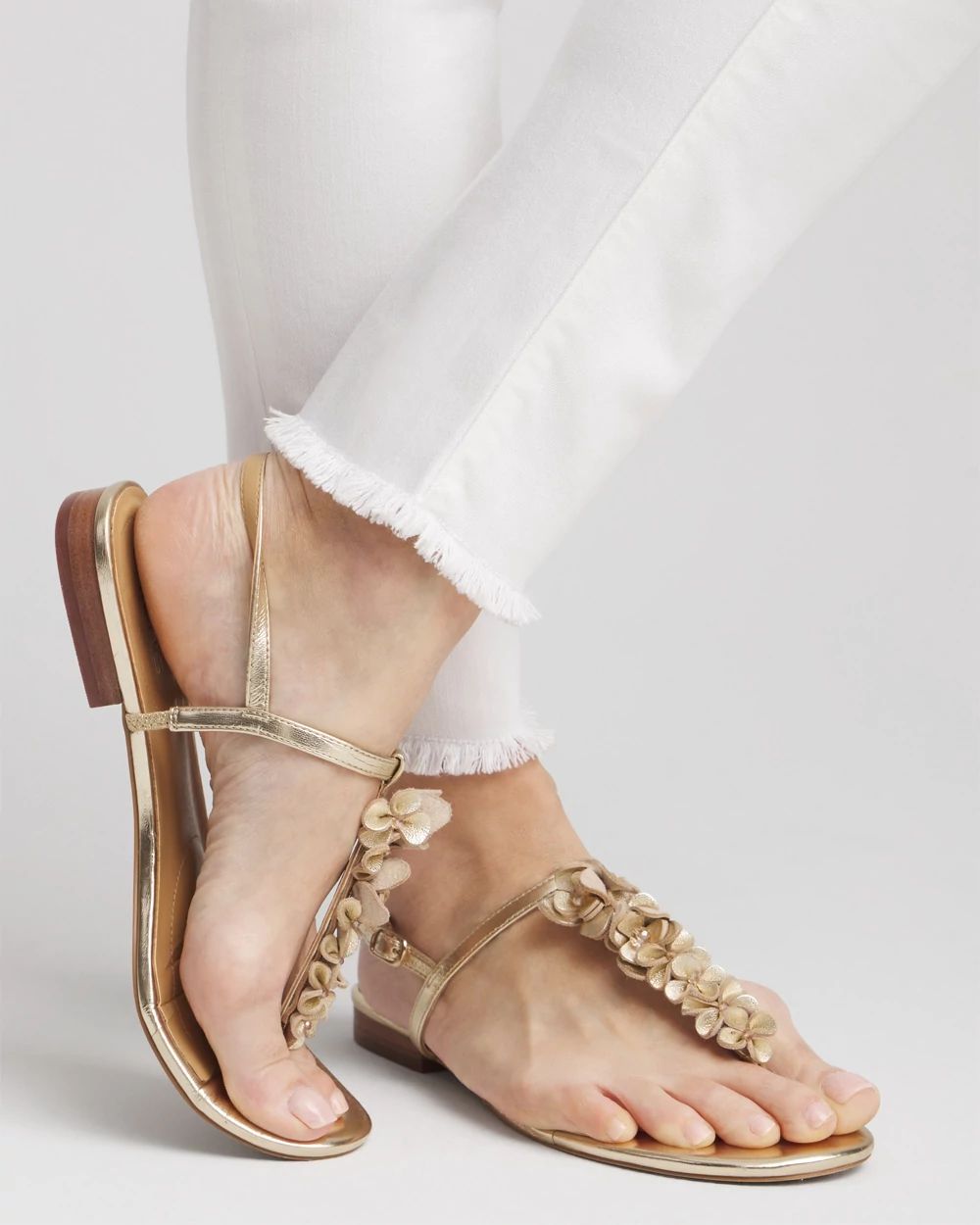 No Stain Girlfriend Fray Hem Ankle Jeans