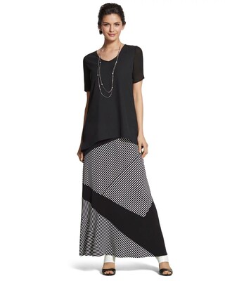 Striped Maxi Skirt